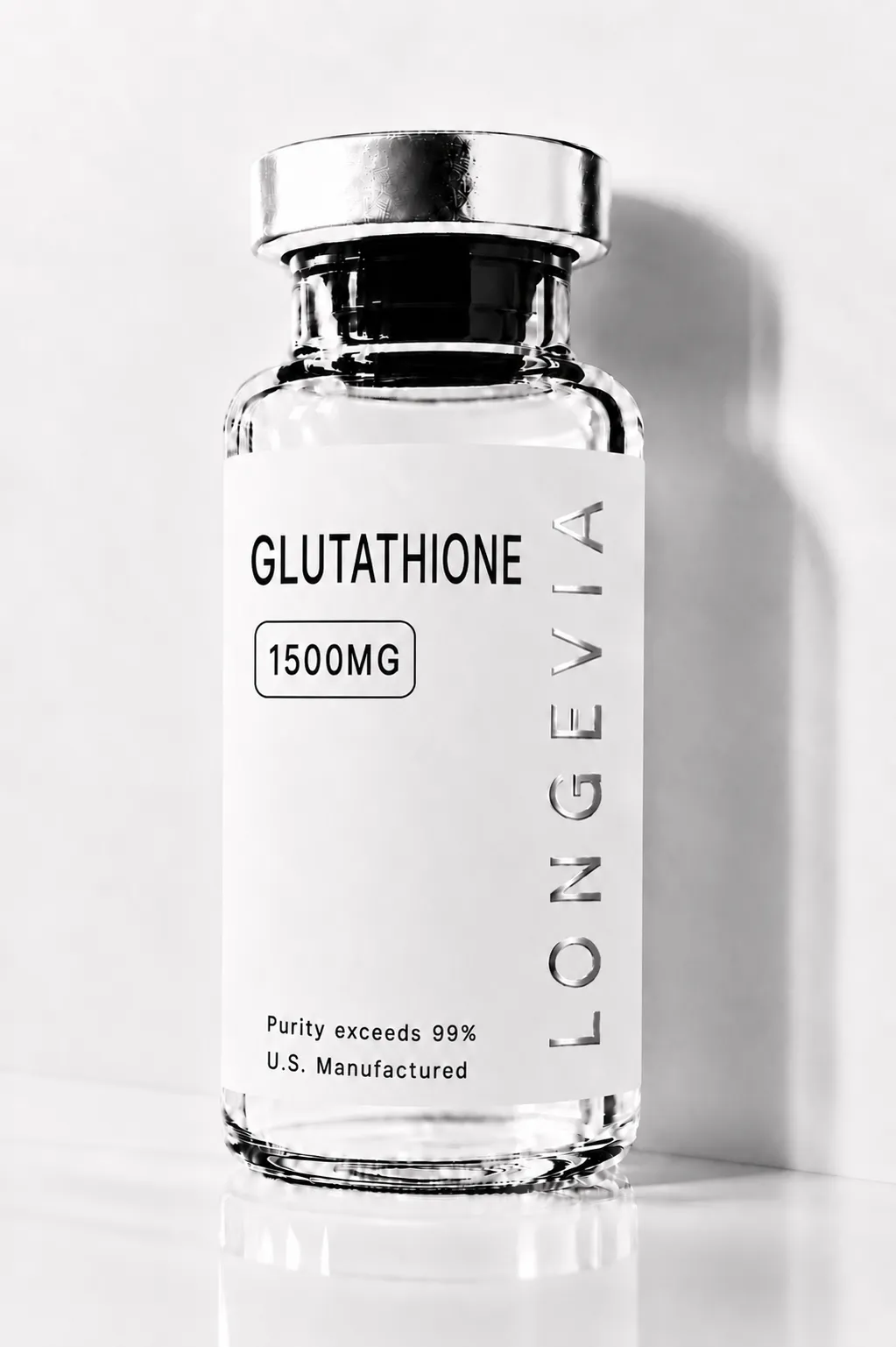 Glutathione research peptide vial